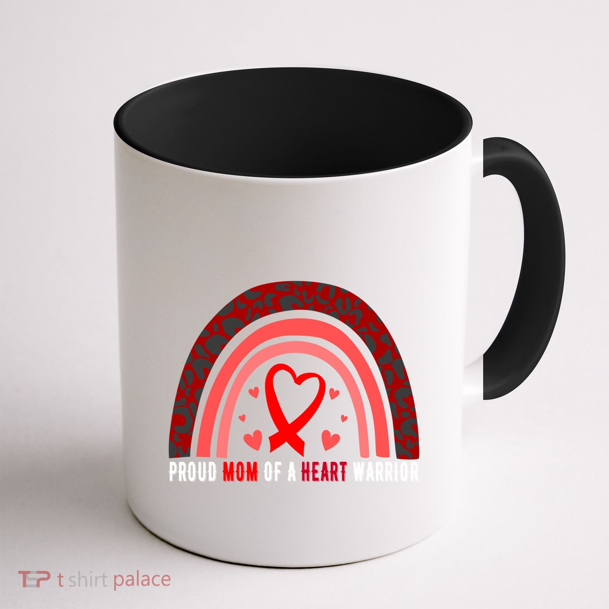 Proud Mom Of A Heart Warrior Chd Awareness Cool Gift Coffee Mug