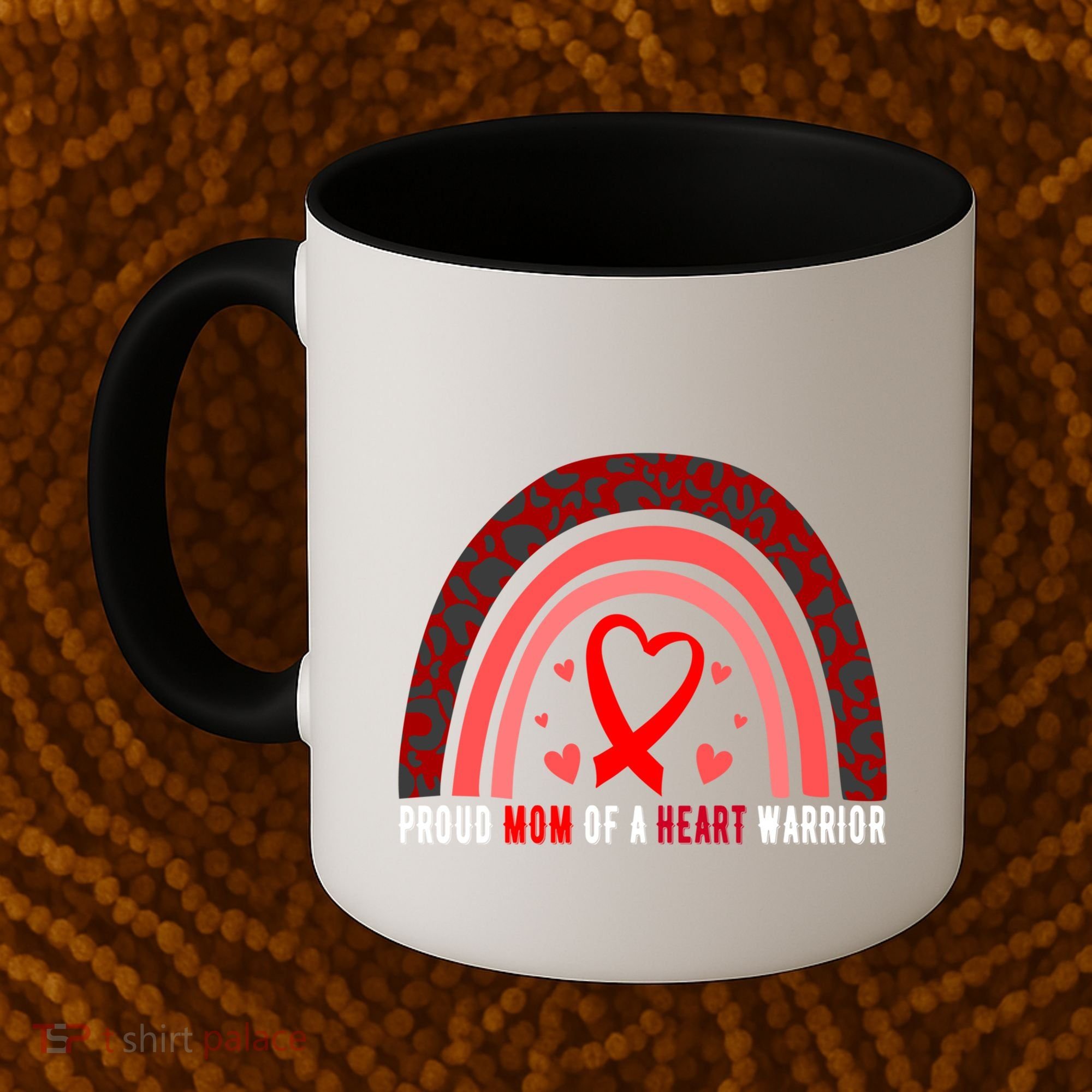 Proud Mom Of A Heart Warrior Chd Awareness Cool Gift Coffee Mug