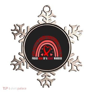 Proud Mom Of A Heart Warrior Chd Awareness Cool Gift Ornament