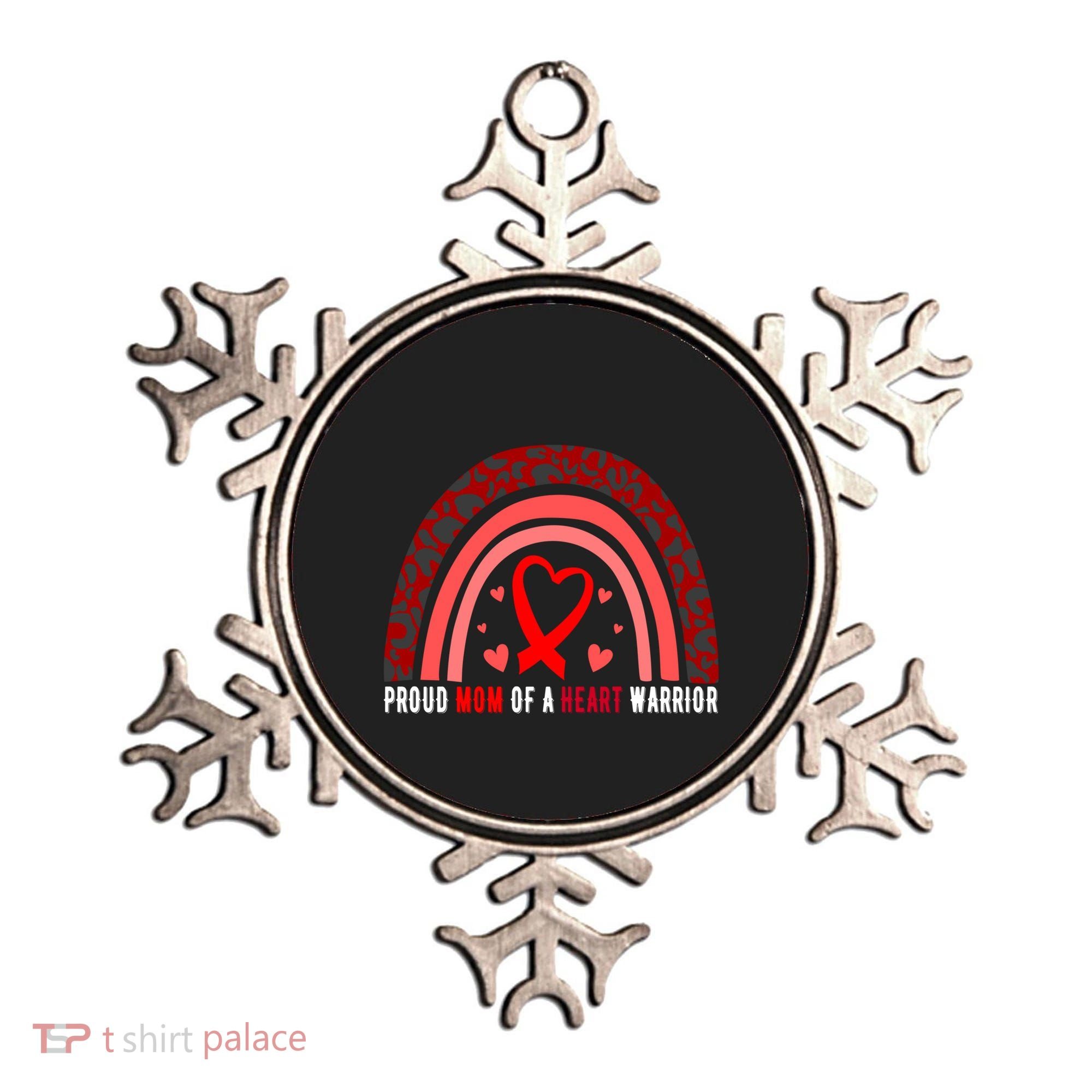Proud Mom Of A Heart Warrior Chd Awareness Cool Gift Ornament