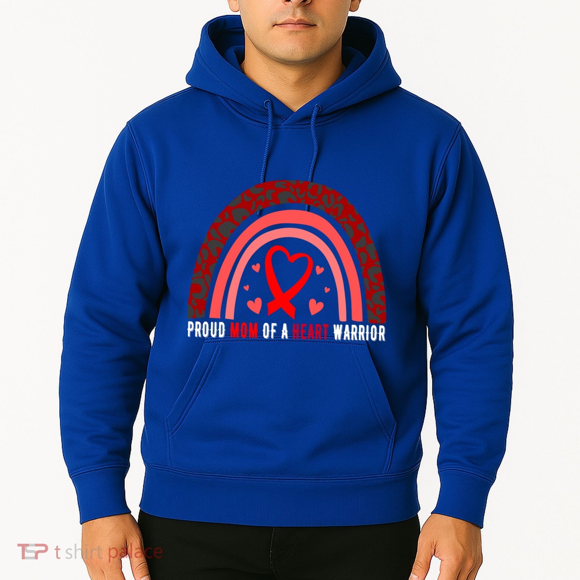 Proud Mom Of A Heart Warrior Chd Awareness Cool Gift Hoodie