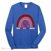 Proud Mom Of A Heart Warrior Chd Awareness Cool Gift Long Sleeve Shirt thumb 0