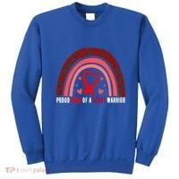 Proud Mom Of A Heart Warrior Chd Awareness Cool Gift Sweatshirt thumb 0