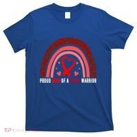 Proud Mom Of A Heart Warrior Chd Awareness Cool Gift T-Shirt thumb 0
