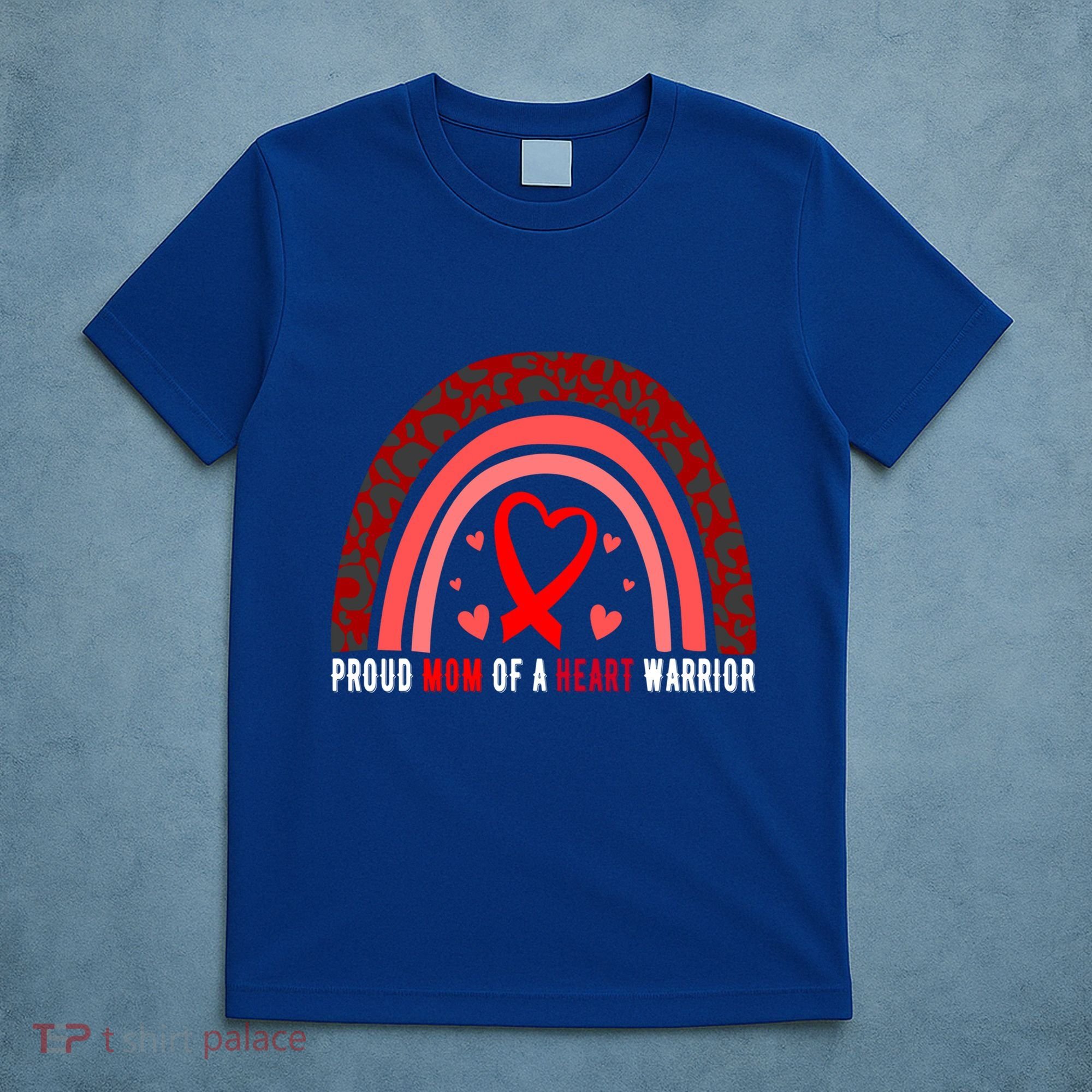 Proud Mom Of A Heart Warrior Chd Awareness Cool Gift T-Shirt