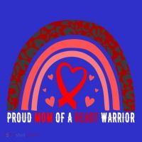 Proud Mom Of A Heart Warrior Chd Awareness Cool Gift T-Shirt thumb 7