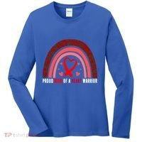 Proud Mom Of A Heart Warrior Chd Awareness Cool Gift Women's Long Sleeve Shirt thumb 0