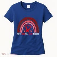 Proud Mom Of A Heart Warrior Chd Awareness Cool Gift Women's T-Shirt thumb 0