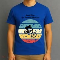 Proud Mom Of A Mountain Bike Racer Cool Gift T-Shirt thumb 3