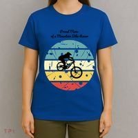Proud Mom Of A Mountain Bike Racer Cool Gift T-Shirt thumb 4
