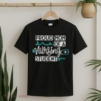 Proud Mom Of A Nursing Student Future RN Daughter Nurses Mom T-Shirt thumb 2