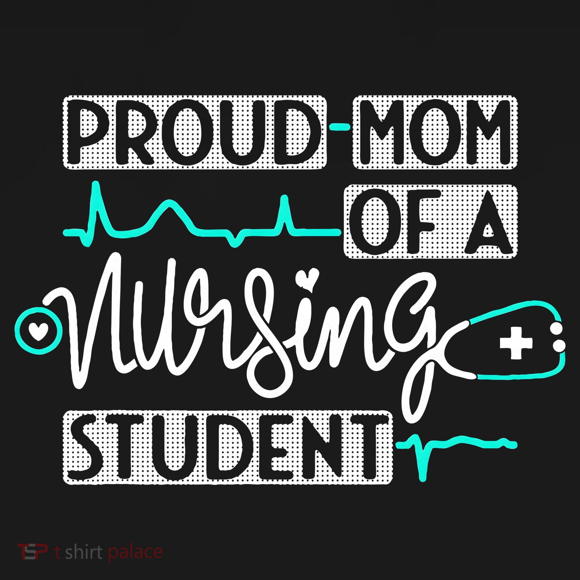 Proud Mom Of A Nursing Student Future RN Daughter Nurses Mom Women's Hoodie