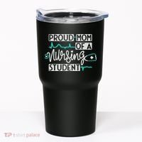 Proud Mom Of A Nursing Student Future RN Daughter Nurses Mom Tumbler thumb 0