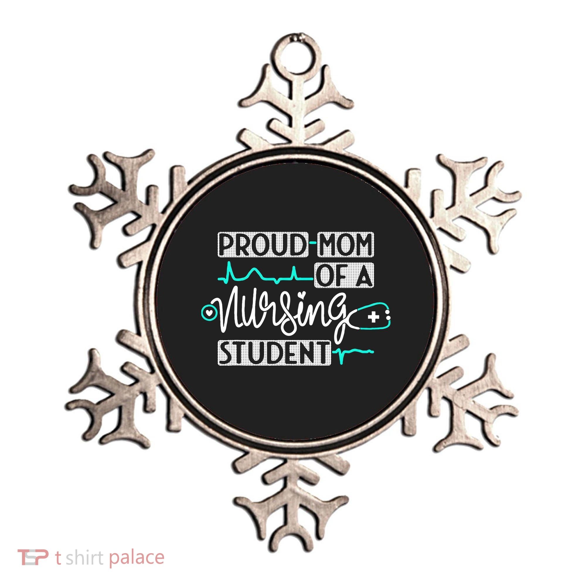 Proud Mom Of A Nursing Student Future RN Daughter Nurses Mom Ornament