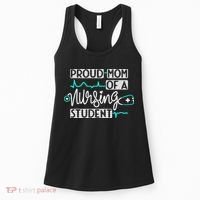 Proud Mom Of A Nursing Student Future RN Daughter Nurses Mom Women's Tank Top thumb 0
