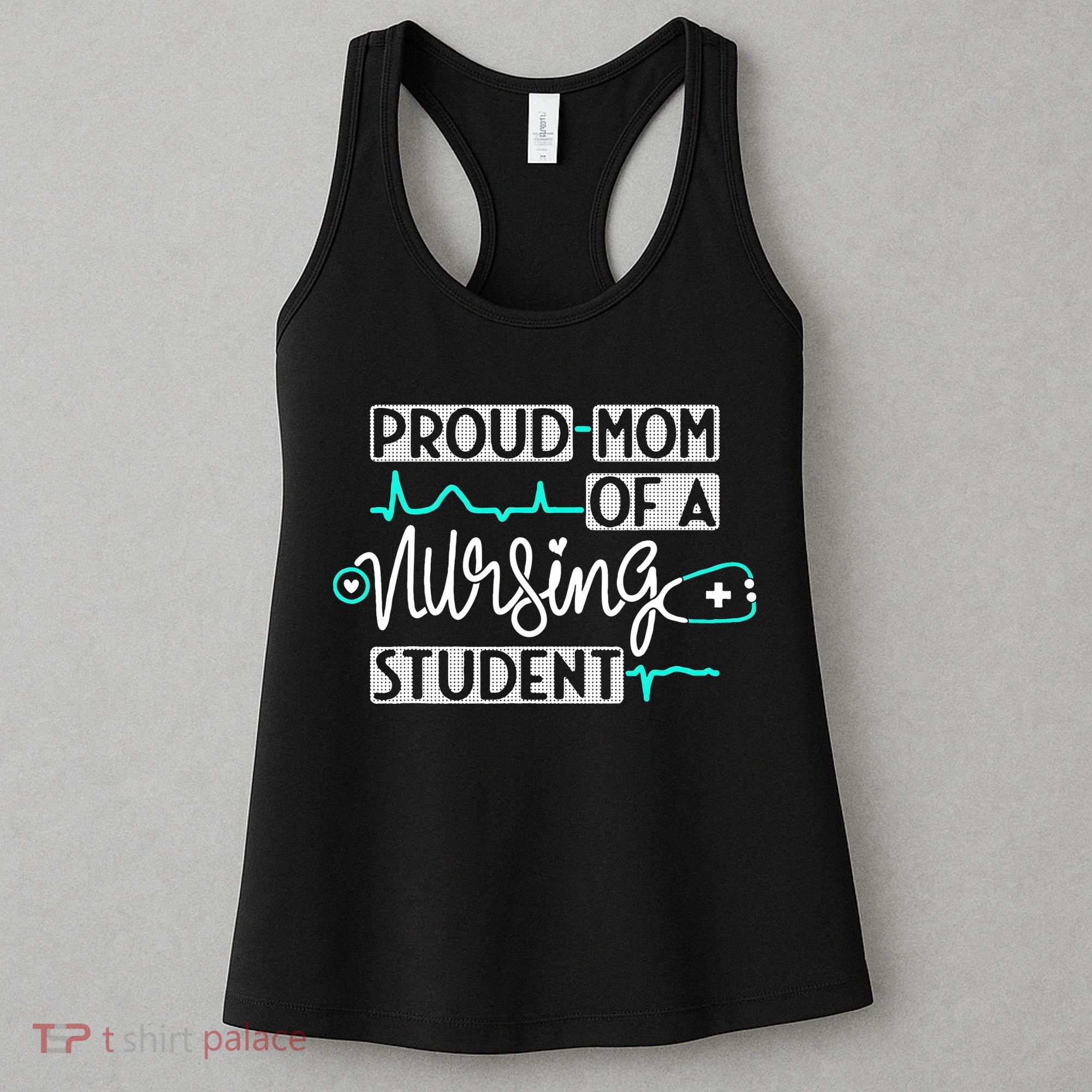Proud Mom Of A Nursing Student Future RN Daughter Nurses Mom Women's Tank Top