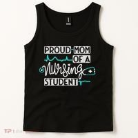 Proud Mom Of A Nursing Student Future RN Daughter Nurses Mom Tank Top thumb 2