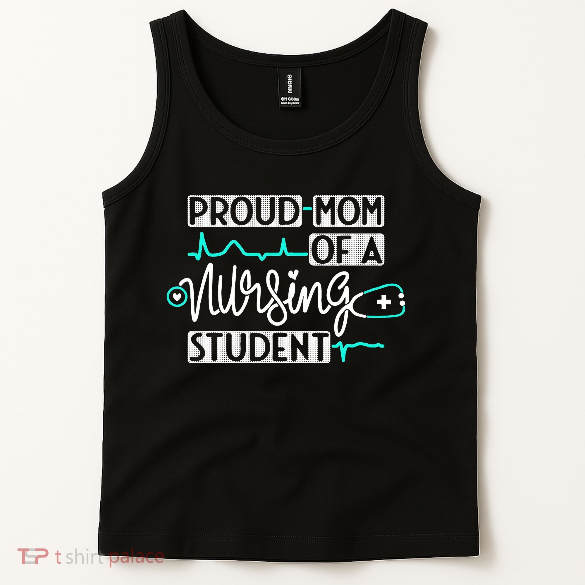 Proud Mom Of A Nursing Student Future RN Daughter Nurses Mom Tank Top