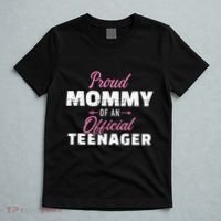 Proud mommy of a teenager 13th birthday T-Shirt thumb 5