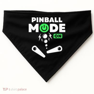 Pinball Mode On 80s Retro Game Gift USA-Made Doggie Bandana