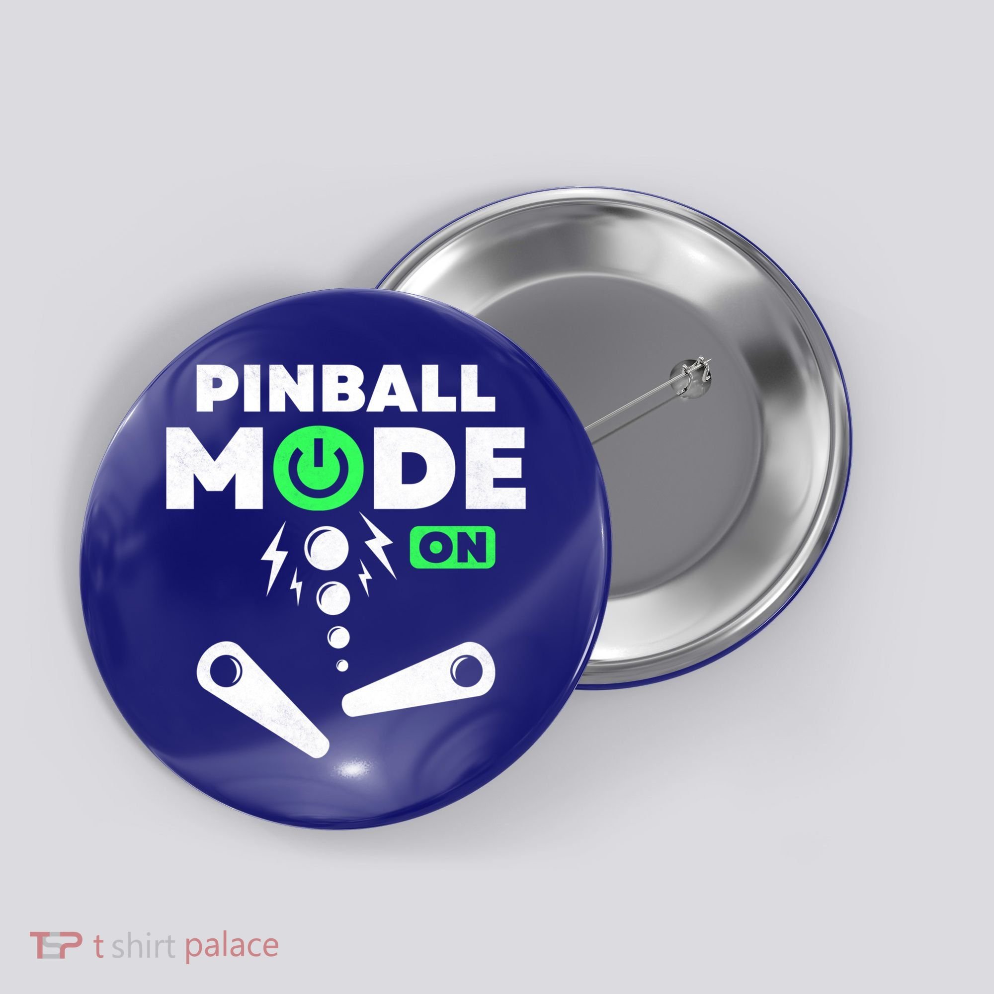 Pinball Mode On 80s Retro Game Gift Button