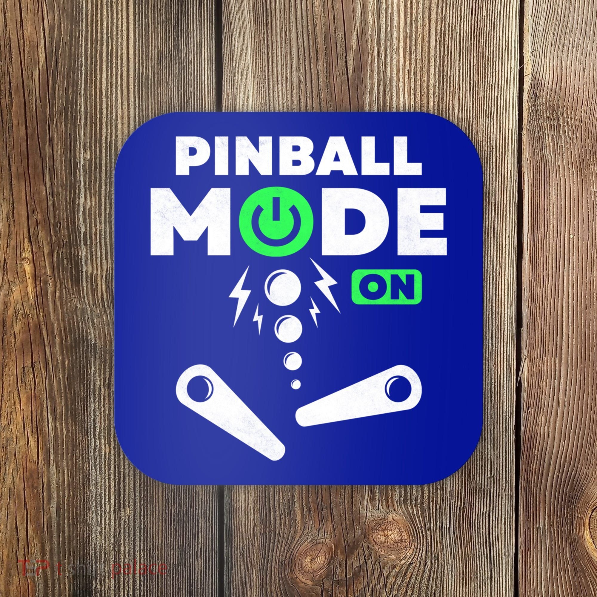 Pinball Mode On 80s Retro Game Gift Coaster