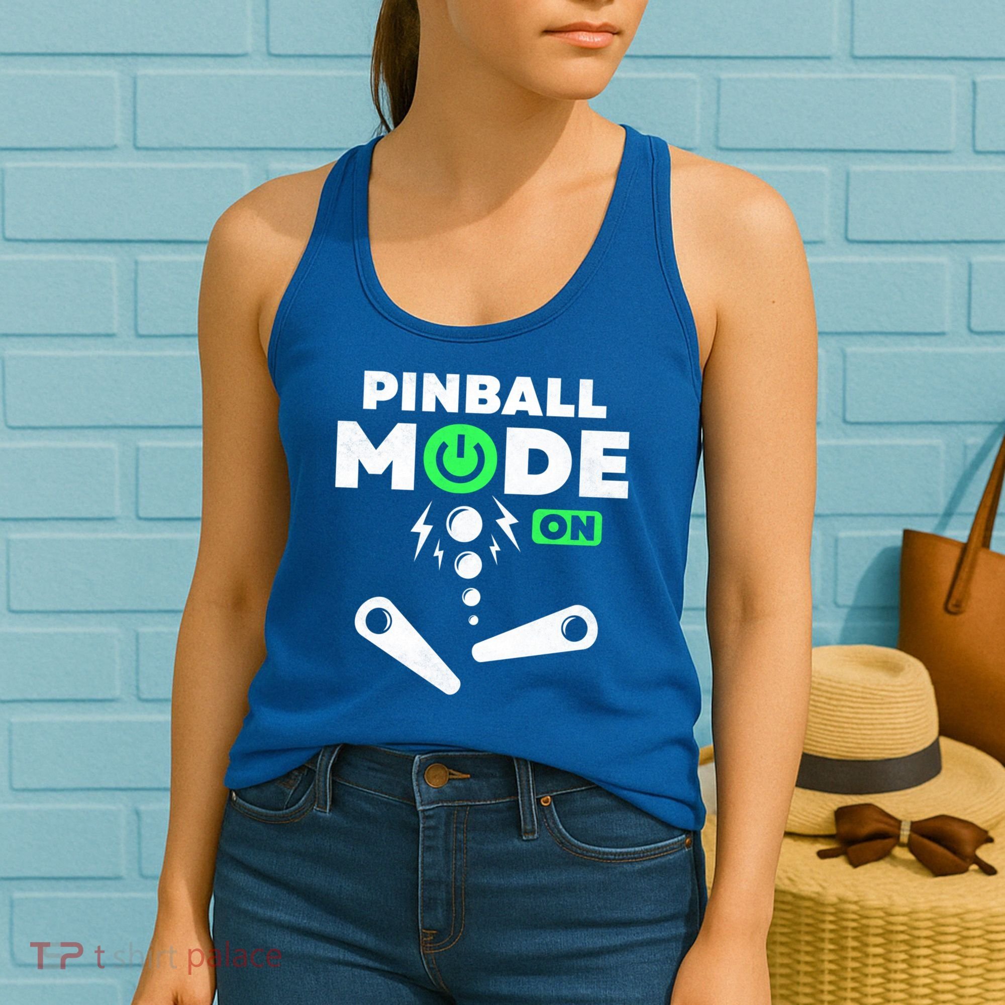 Pinball Mode On 80s Retro Game Gift Women's Tank Top