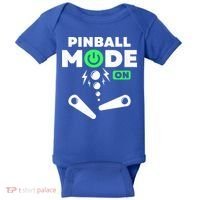 Pinball Mode On 80s Retro Game Gift Baby Bodysuit thumb 0