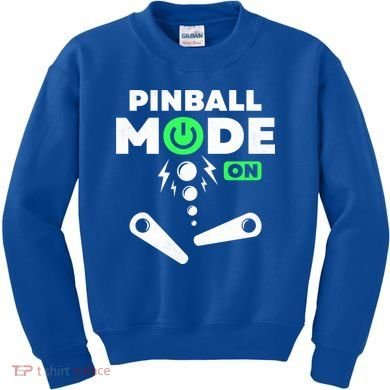 Pinball Mode On 80s Retro Game Gift Kids Sweatshirt