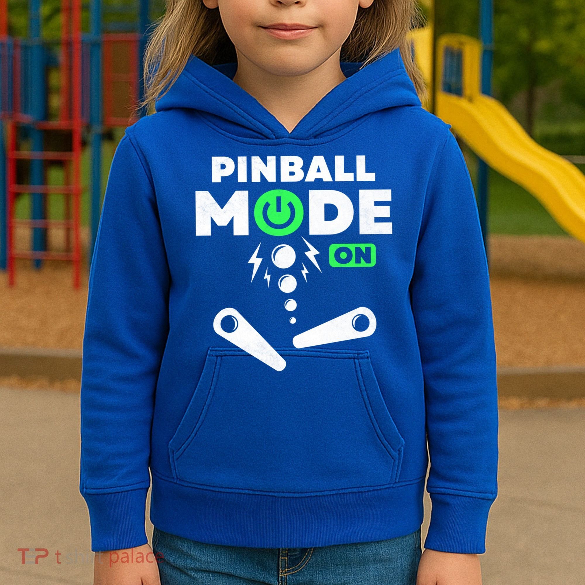 Pinball Mode On 80s Retro Game Gift Kids Hoodie