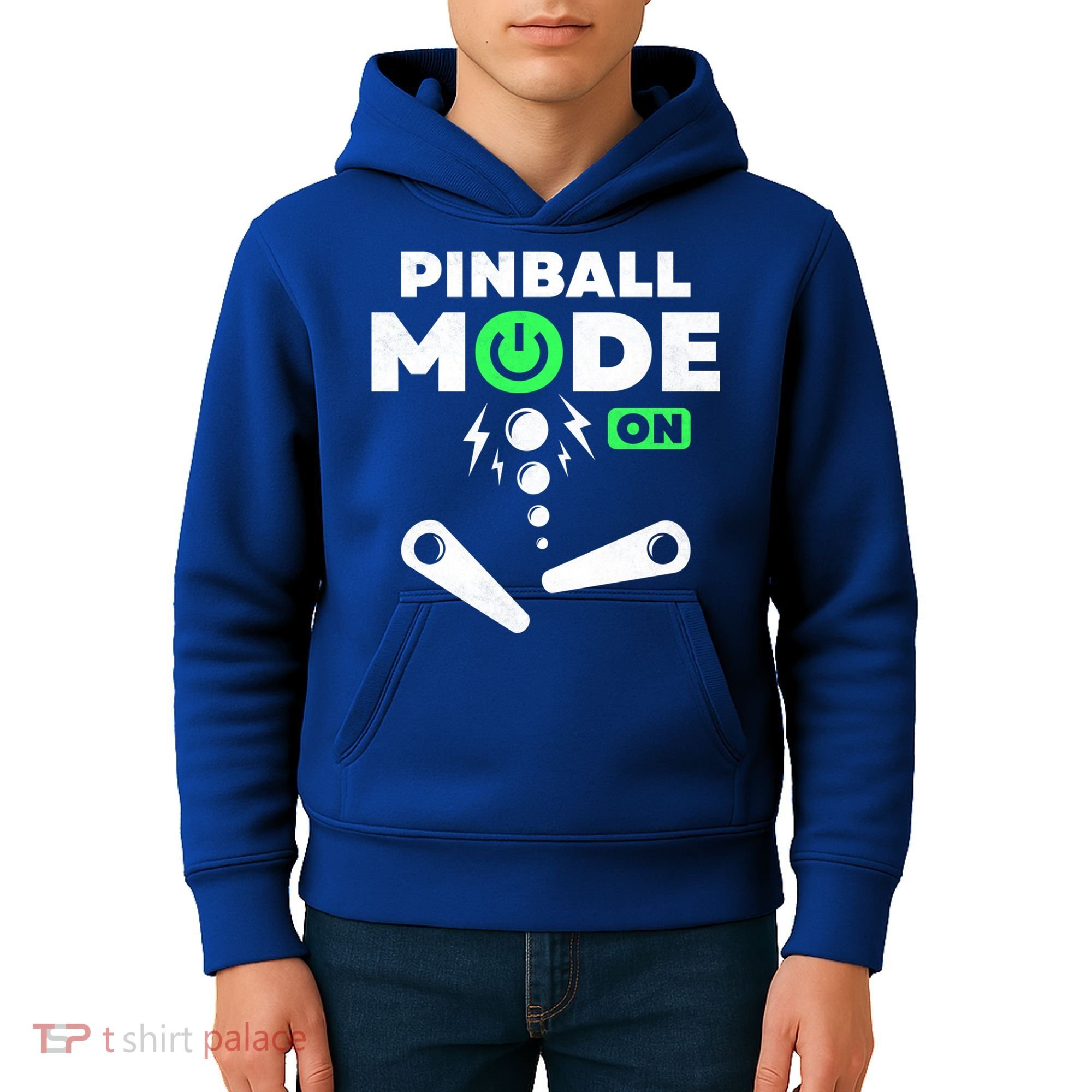 Pinball Mode On 80s Retro Game Gift Kids Hoodie
