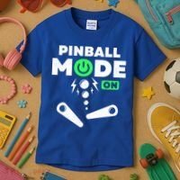 Pinball Mode On 80s Retro Game Gift Kids T-Shirt thumb 3