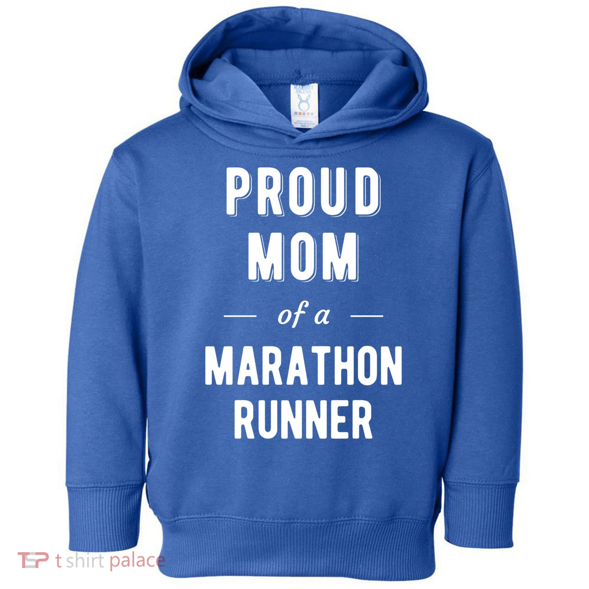 Proud Mom Of A Marathon Runner Funny Gift Toddler Hoodie