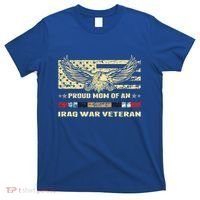 Proud Mom Of An Iraq War Veteran Military Vets Mother Funny Gift T-Shirt thumb 0