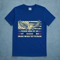Proud Mom Of An Iraq War Veteran Military Vets Mother Funny Gift T-Shirt thumb 5