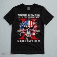Proud Member Of Your Feelings Horror Skull X Generation T-Shirt thumb 5
