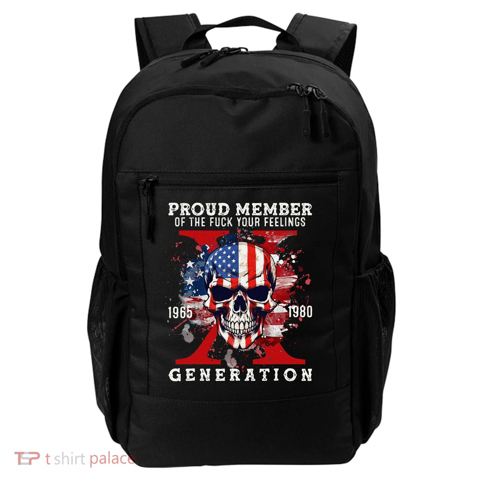 Proud Member Of Your Feelings Horror Skull X Generation Backpack