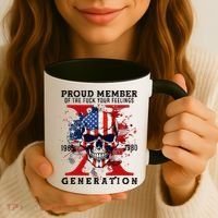 Proud Member Of Your Feelings Horror Skull X Generation Coffee Mug thumb 3