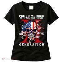 Proud Member Of Your Feelings Horror Skull X Generation Women's T-Shirt thumb 0
