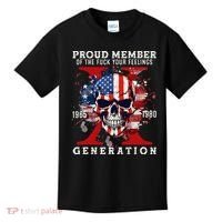 Proud Member Of Your Feelings Horror Skull X Generation Kids T-Shirt thumb 0
