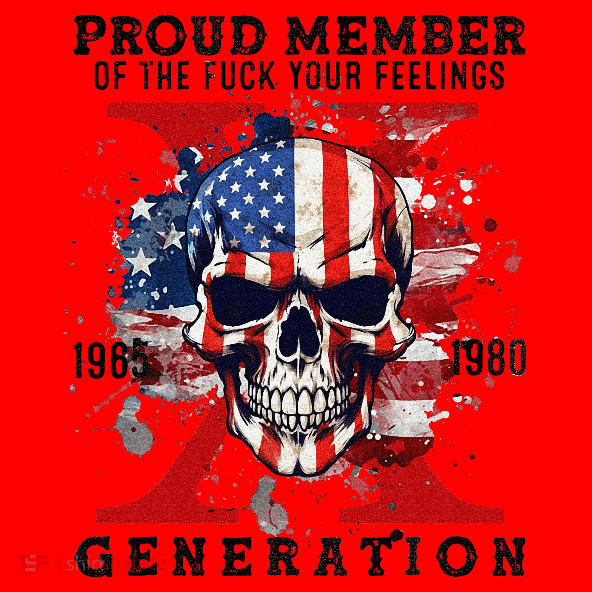 Proud Member Of Your Feelings Horror Skull X Generation Santa Hat