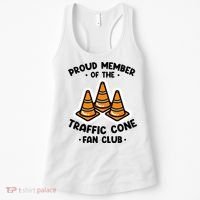 Proud Member Of The Traffic Cone Fan Club Highway Cones Women's Tank Top thumb 0