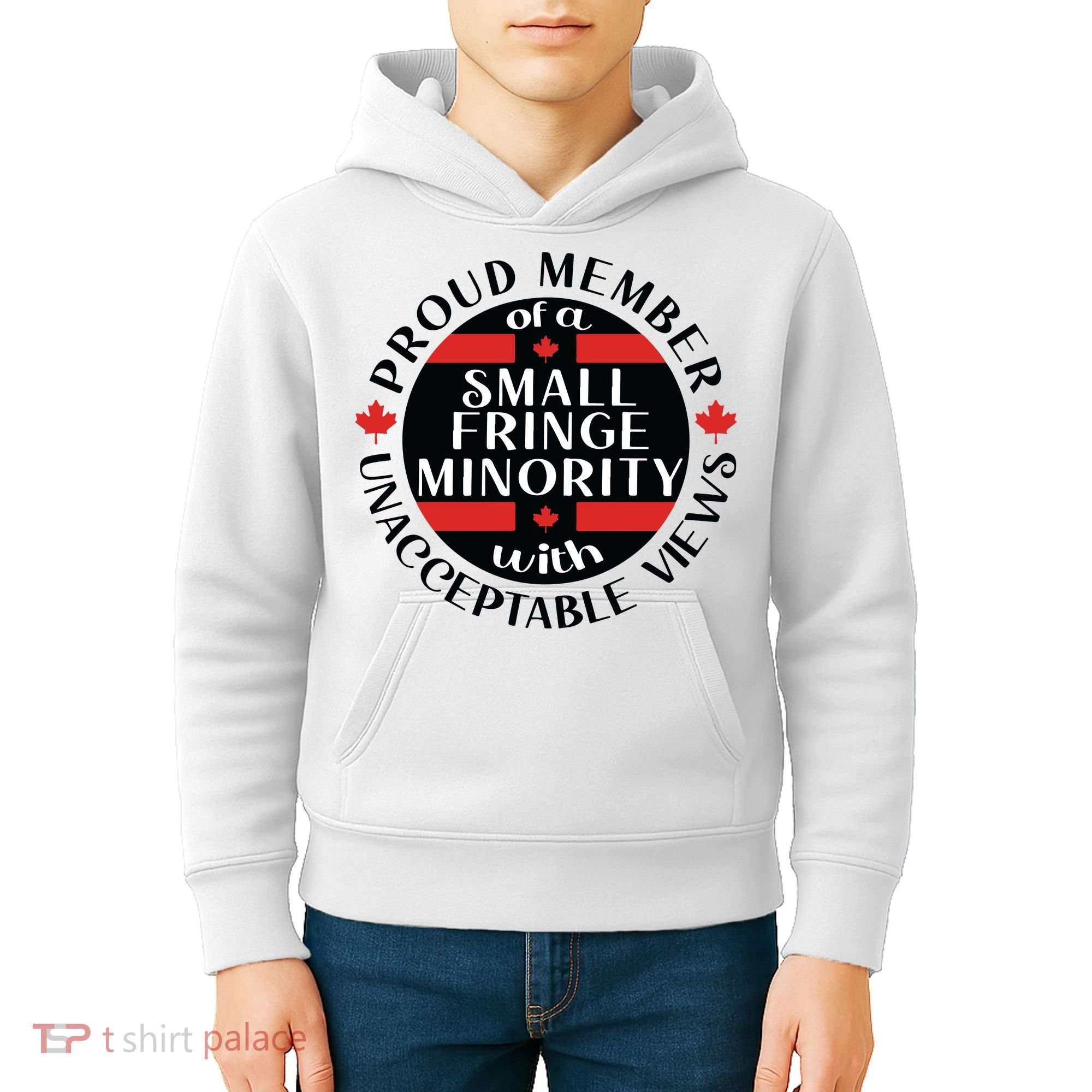 Proud Member Of A Small Fringe Minority With Unacceptable Views Kids Hoodie