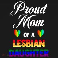 Proud Mom Of A Lesbian Daughter Lgbt Lgbtq Lesbian Support Gift Women's Hoodie thumb 2