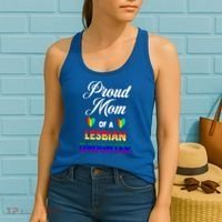 Proud Mom Of A Lesbian Daughter Lgbt Lgbtq Lesbian Support Gift Women's Tank Top thumb 2
