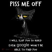 Piss Me Off I Will Slap You So Hard Black Cat Coffee Mug thumb 5