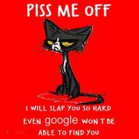 Piss Me Off I Will Slap You So Hard Black Cat Santa Hat thumb 1