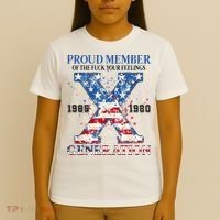 Proud Member Of The Fuck Your Feelings Gen X Usa T-Shirt thumb 4