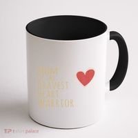Proud Mom Of Bravest Heart Warrior Chd Awareness Congenital Gift Coffee Mug thumb 1