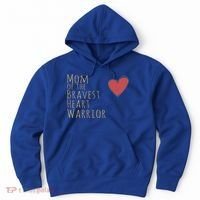Proud Mom Of Bravest Heart Warrior Chd Awareness Congenital Gift Hoodie thumb 0